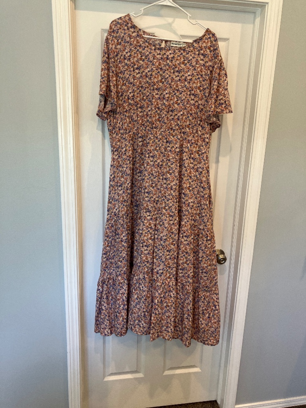 pink flora dress